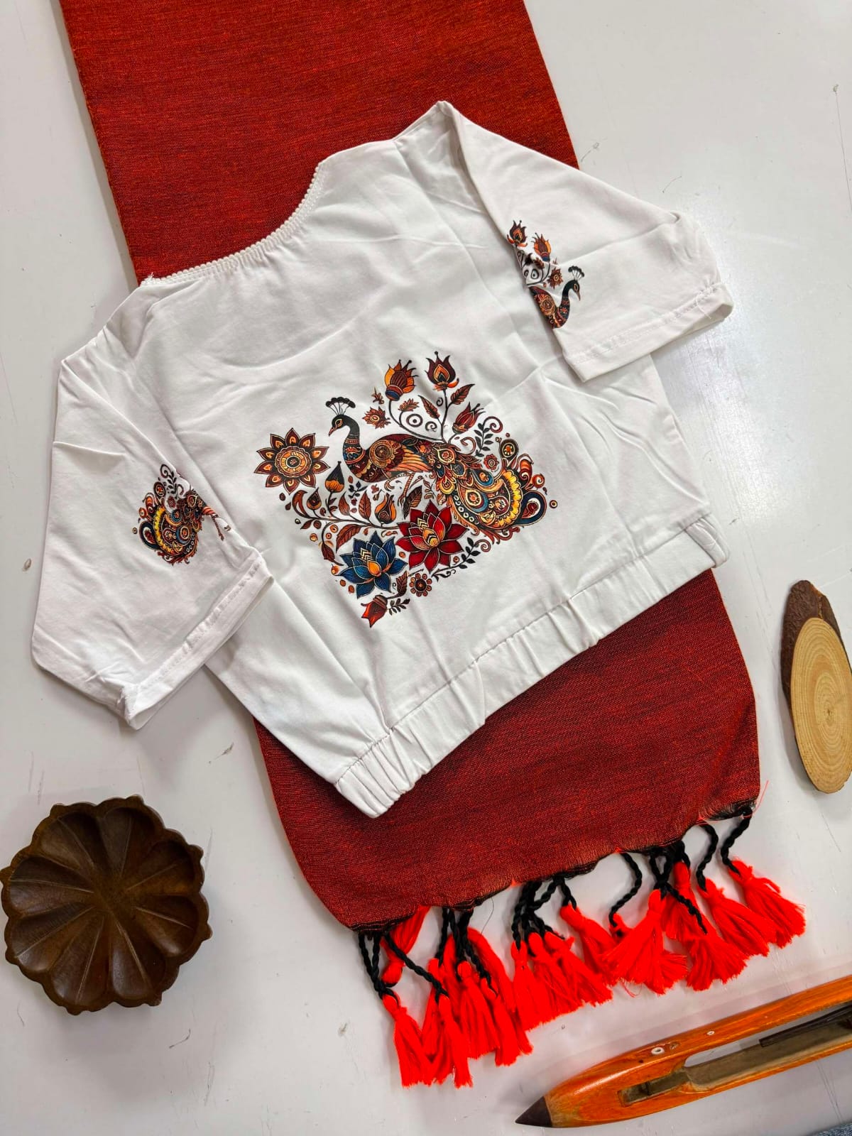 Handloom Khadi  COTTON Saree with BLOUSE (SB08)