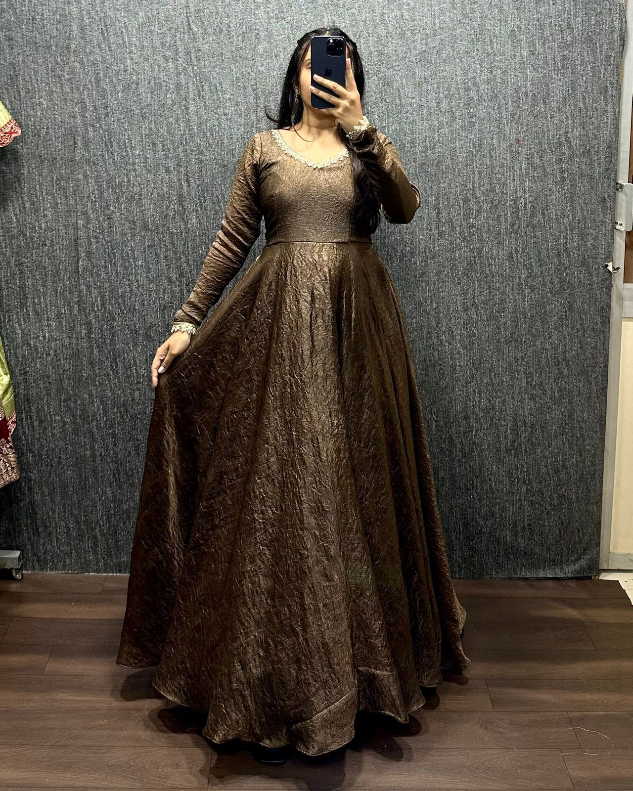 Fendy Silk Premium Designer Gown (FP05)
