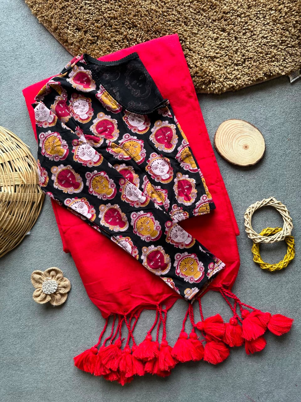 Handloom Khadi Cotton Saree Combo (A12)