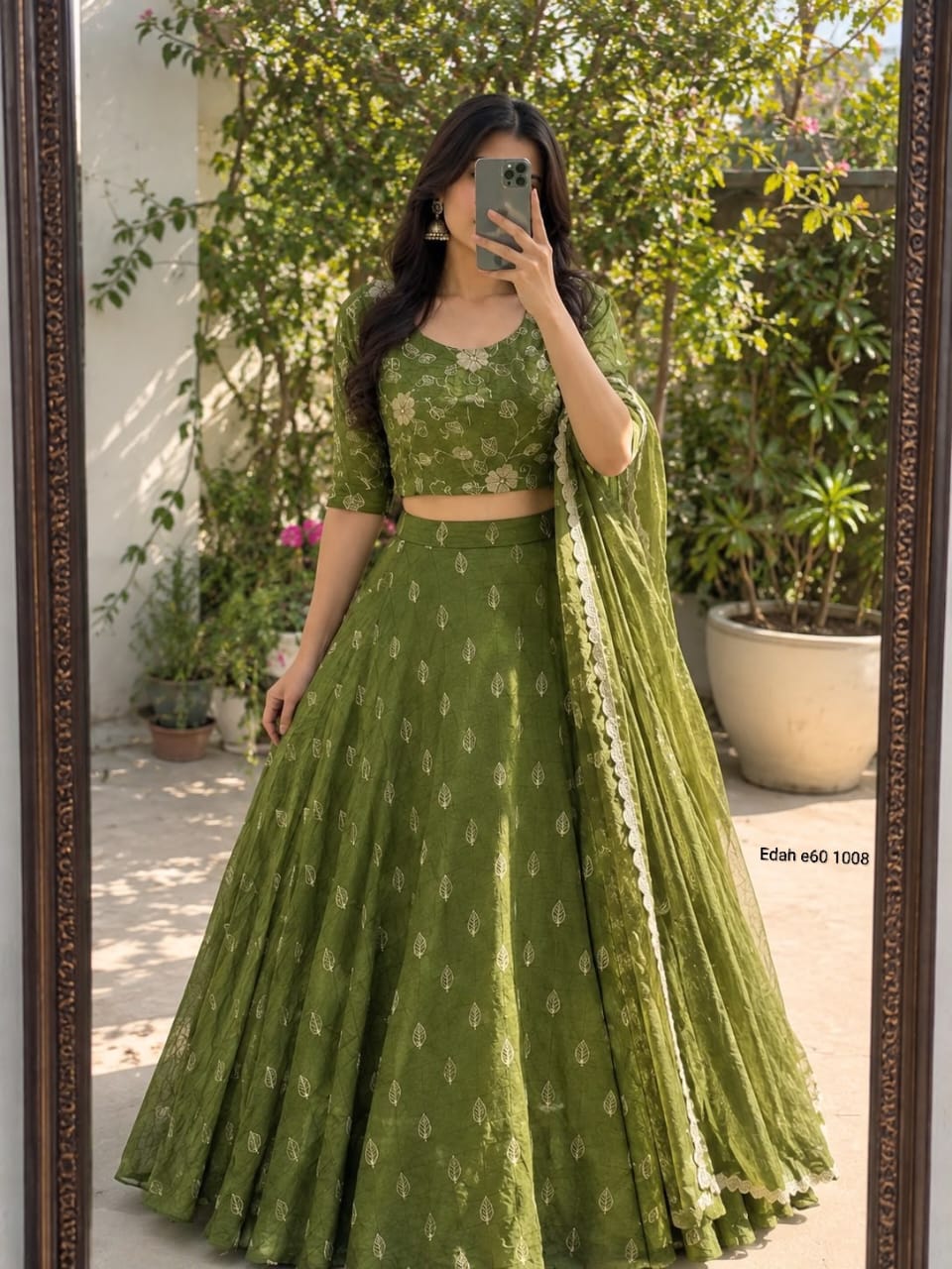 Rangoli Crushed Lehenga (GL1)
