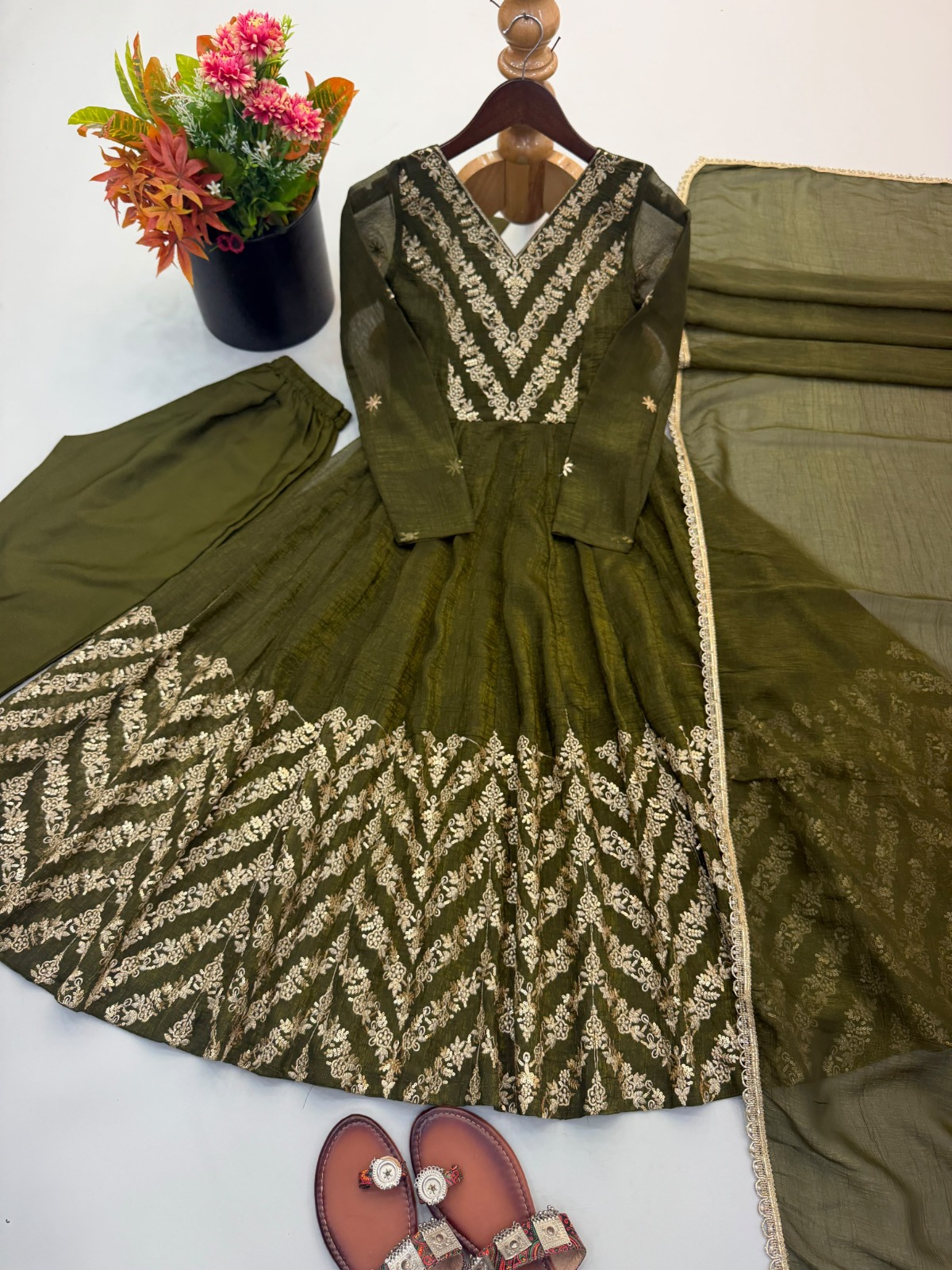 Crunchy Anarkali Gown ( CAG02)