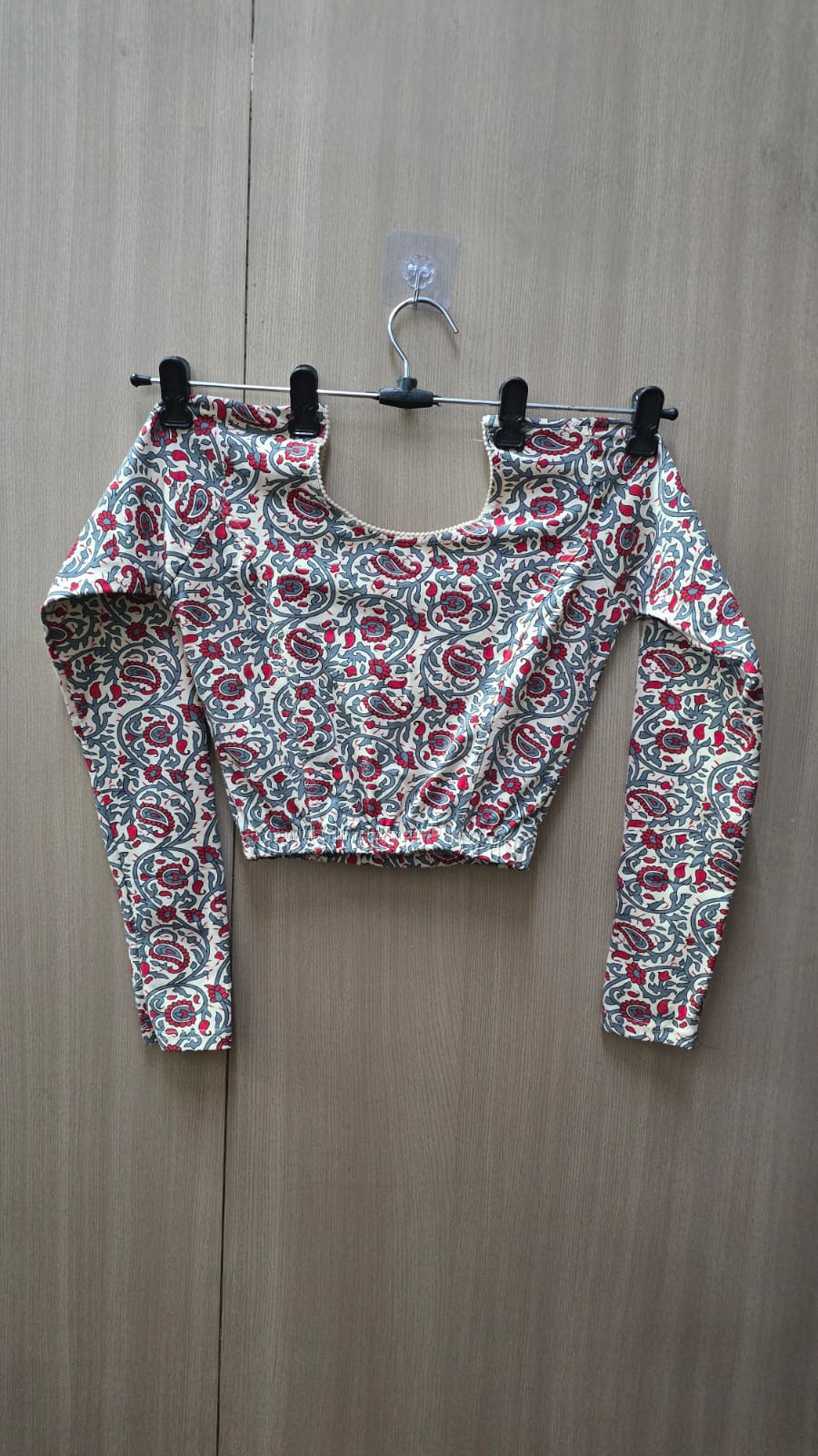 Full Sleeve Strachable kalamkari blouse (BL02)
