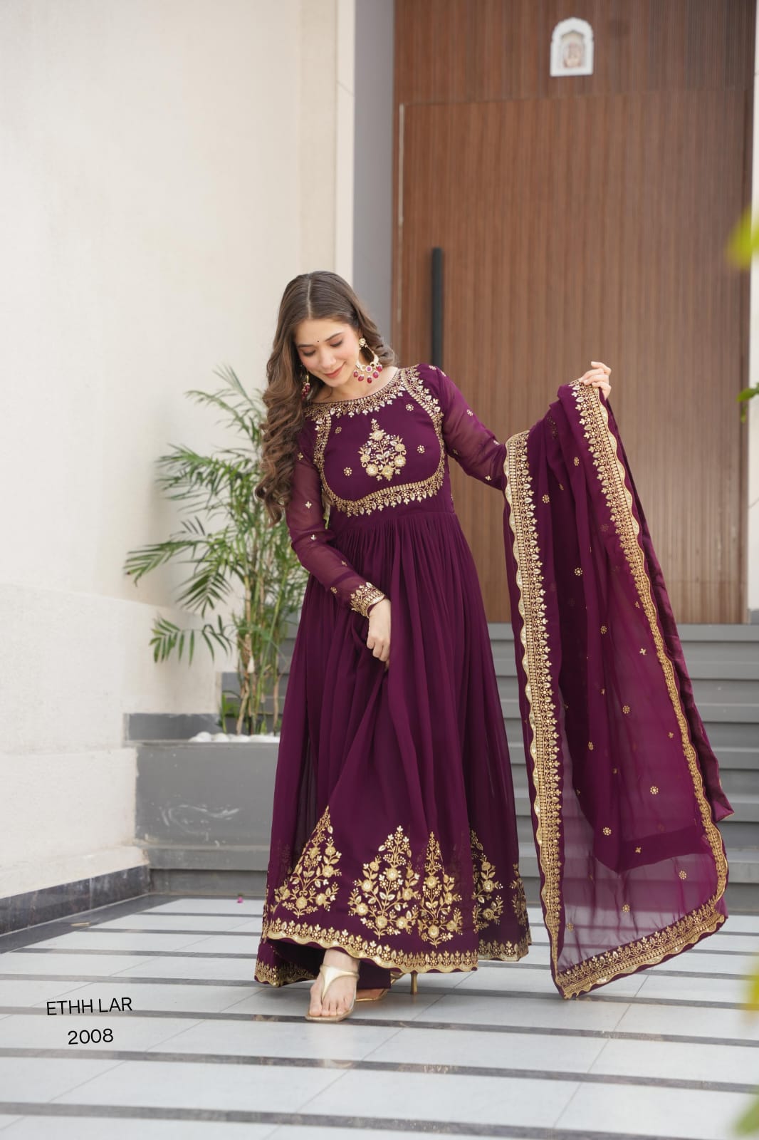 DESIGNER READYMADE GOWN-DUPATTA (DRG02)