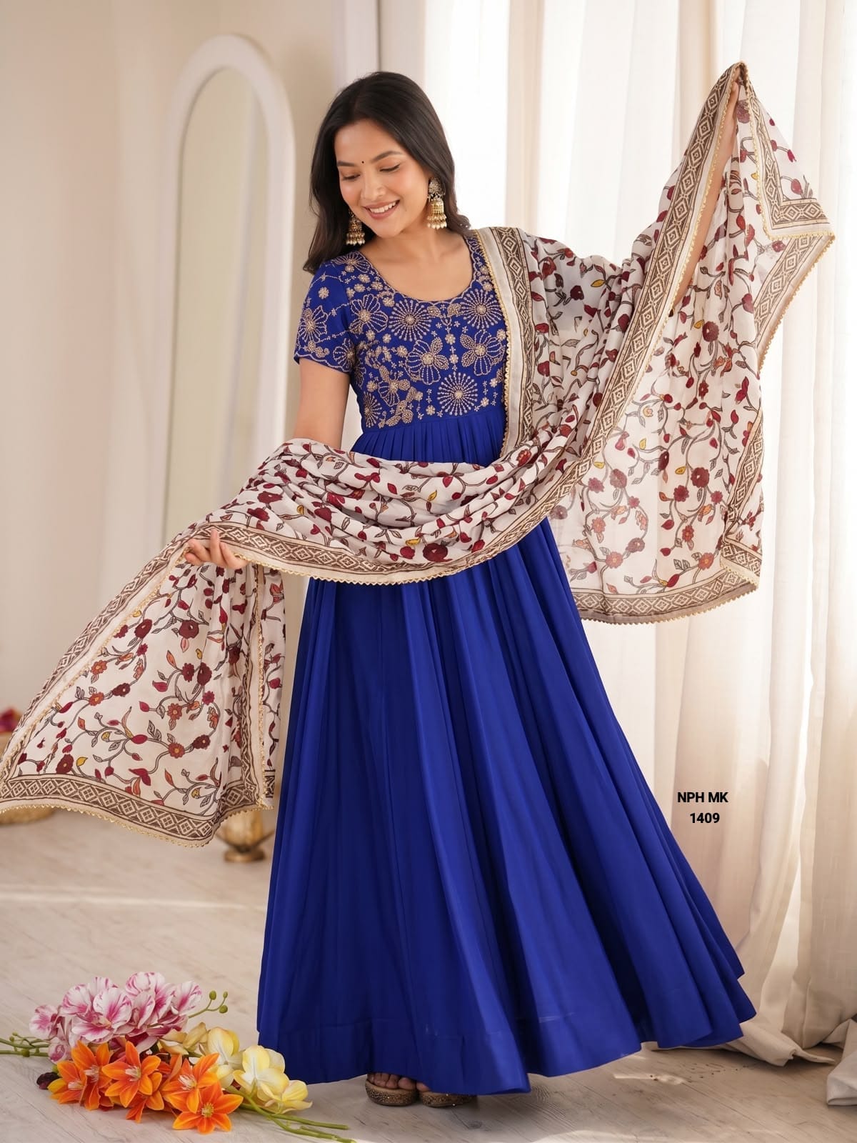 Maggam Work Gown ( MO02)