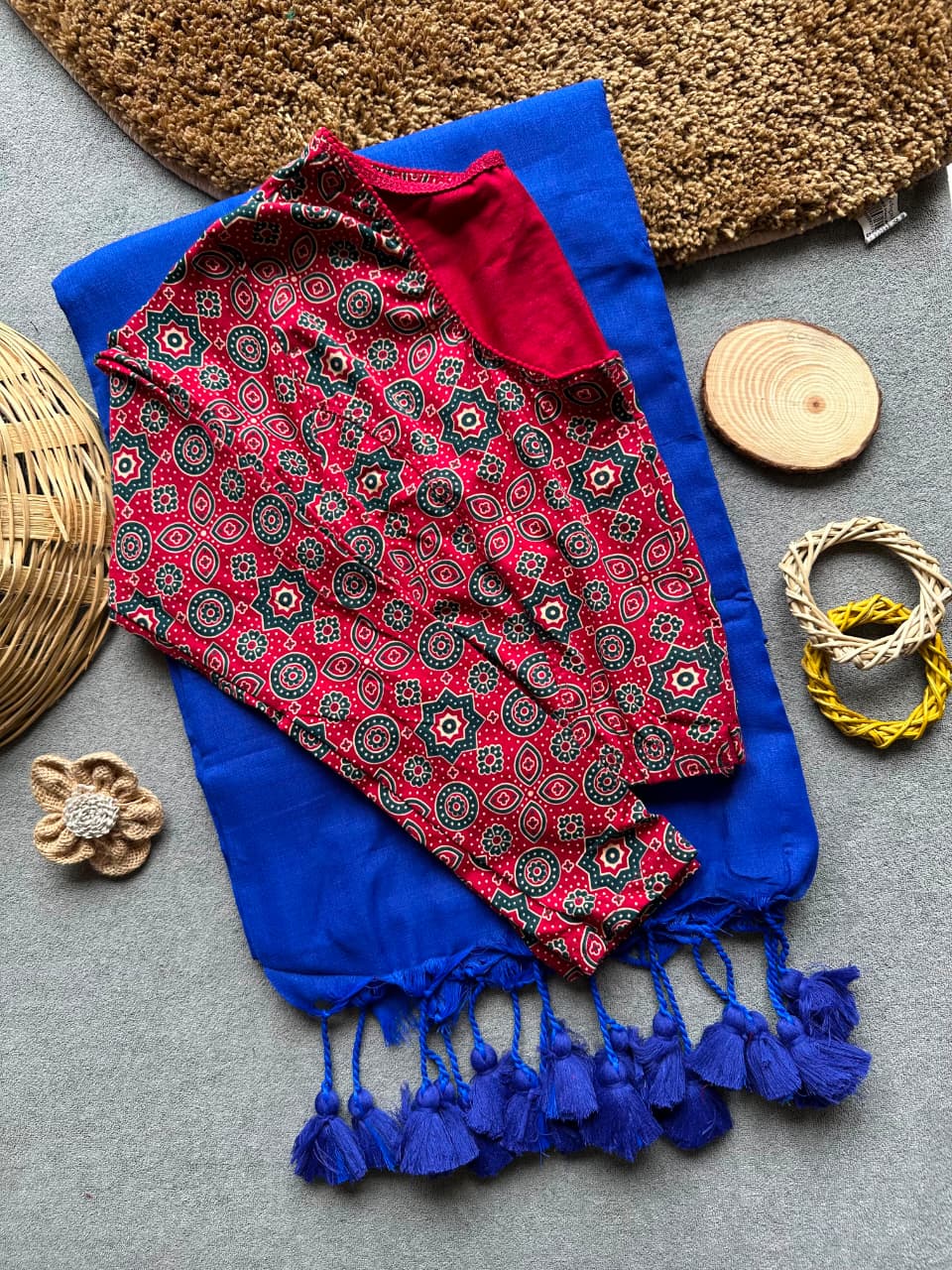 Handloom Khadi Cotton Saree Combo (A9)