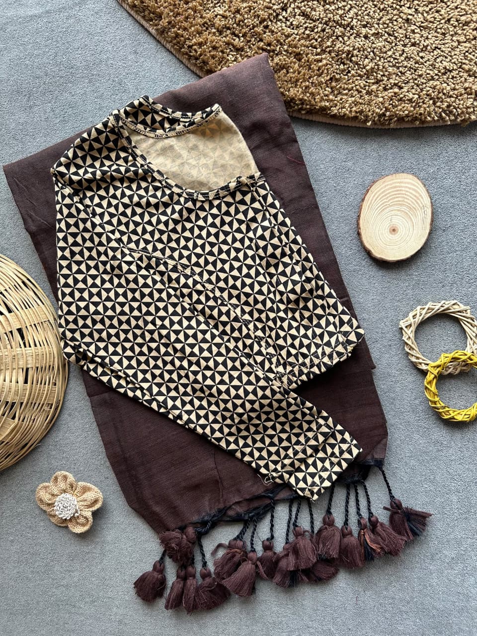 Handloom Khadi Cotton Saree Combo (A7)