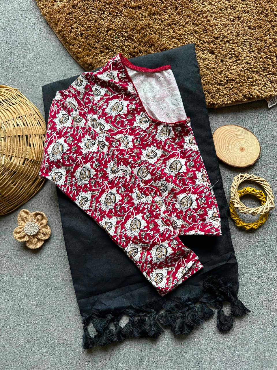 Handloom Khadi Cotton Saree Combo (A14)