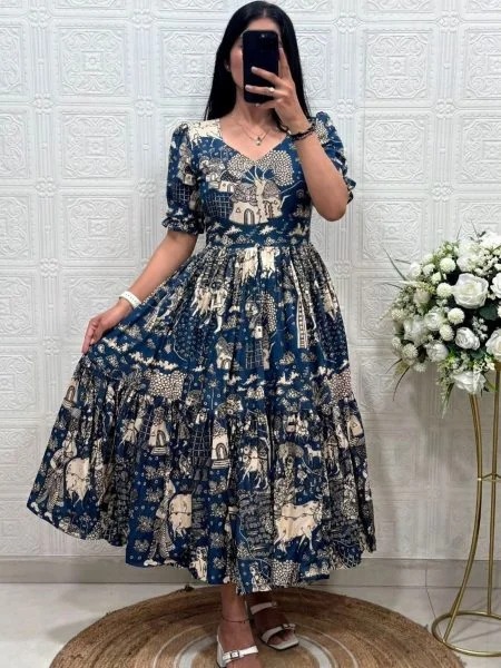 Muslin fabric frock (MF04)