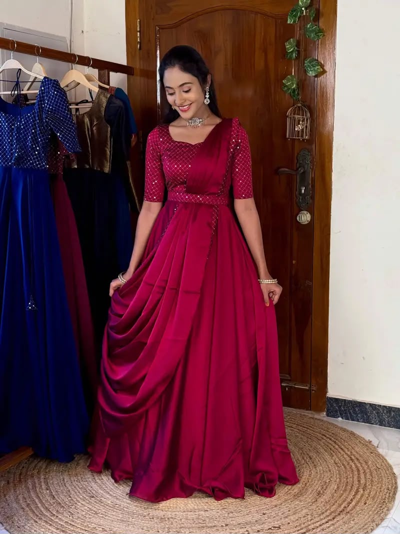 Exquisite Sparkling Anarkali (ESA02)