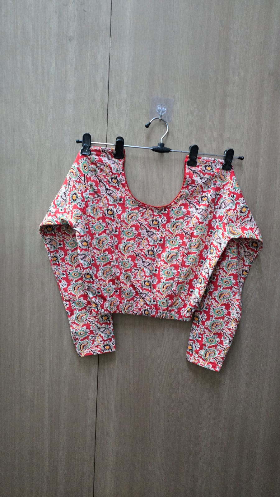 Full Sleeve Strachable kalamkari blouse (BL09)
