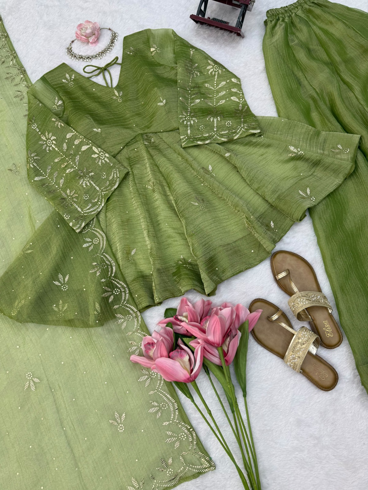 Salsa Silk peplum Set (SSP01)