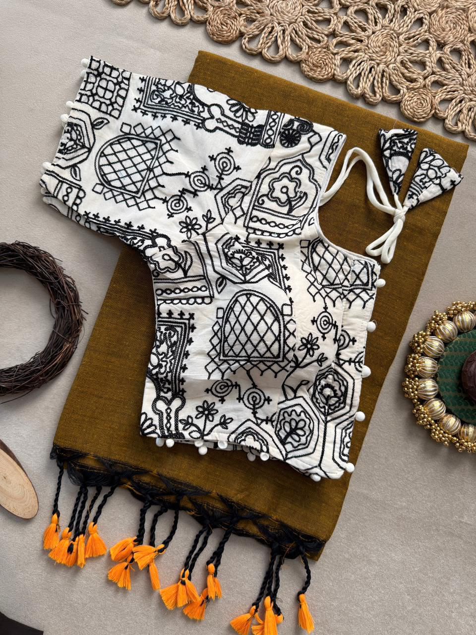 Handloom Khadi  COTTON Saree (KS01)