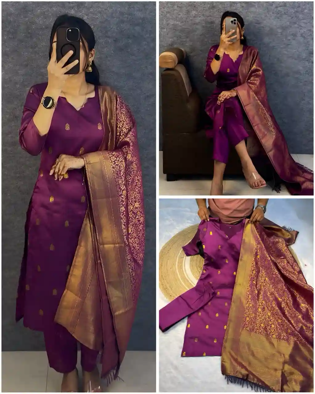 Banarasi Grand Kurti Set (BK01)