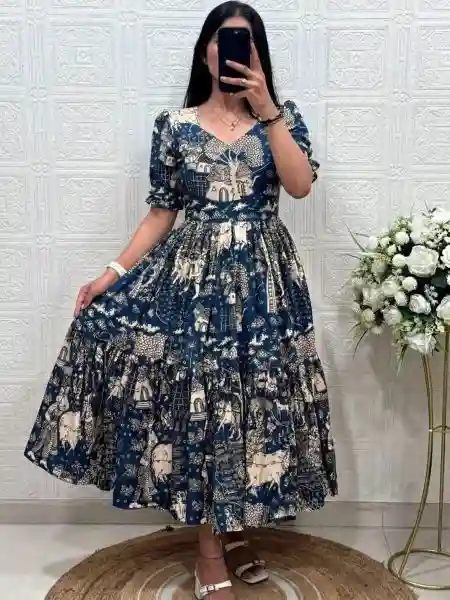 Muslin fabric frock (MF04)