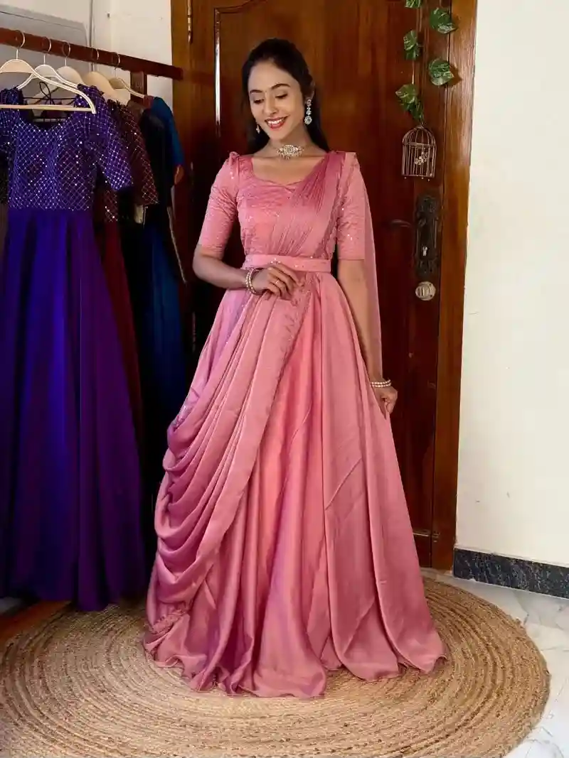Exquisite Sparkling Anarkali (ESA08)