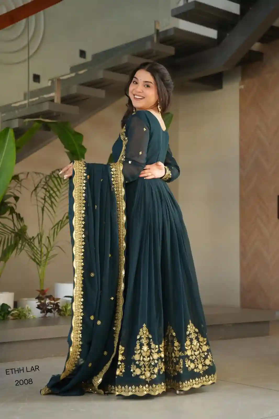 DESIGNER READYMADE GOWN-DUPATTA (DRG01)
