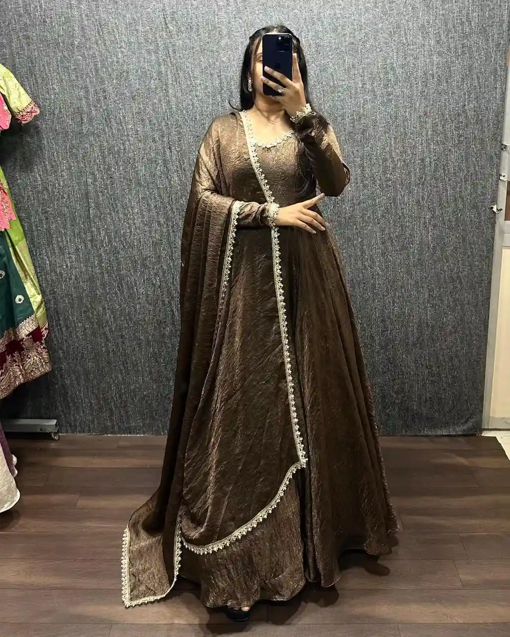 Fendy Silk Premium Designer Gown (FP05)