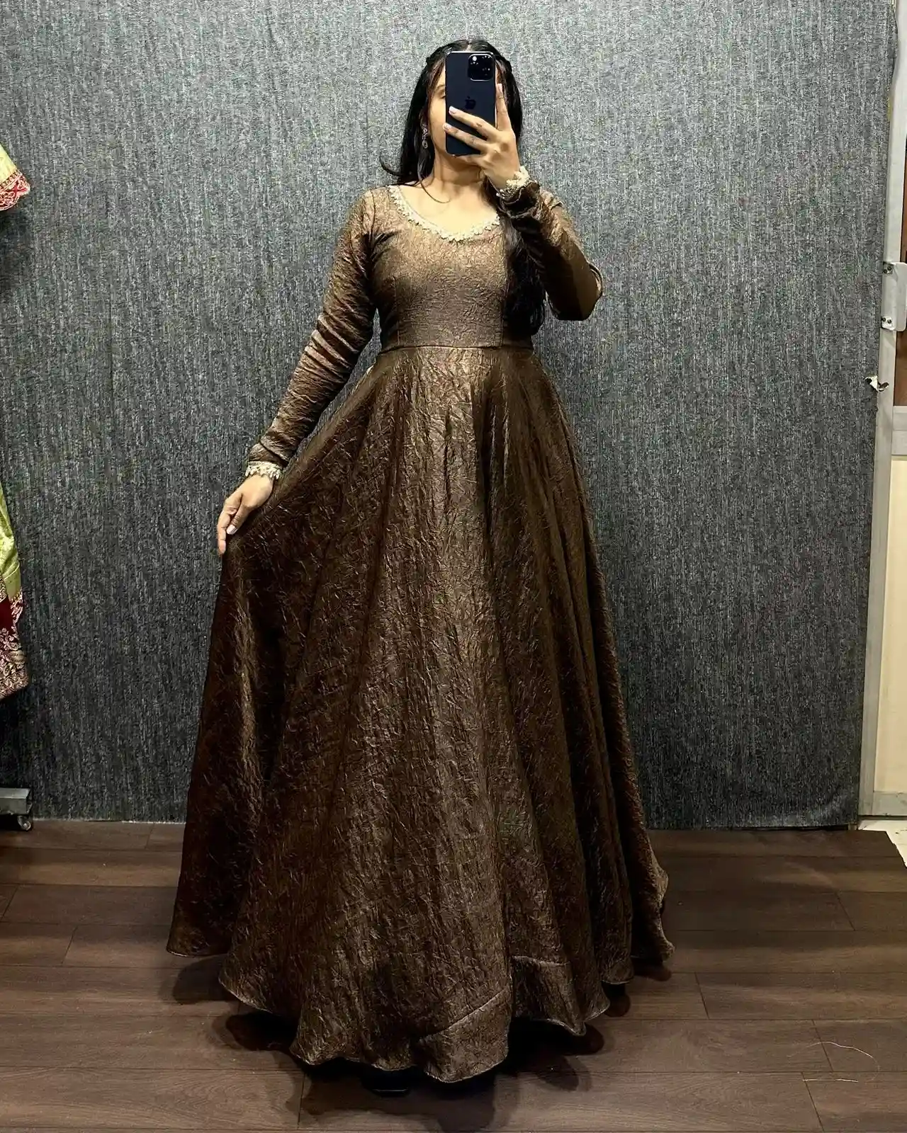 Fendy Silk Premium Designer Gown (FP05)