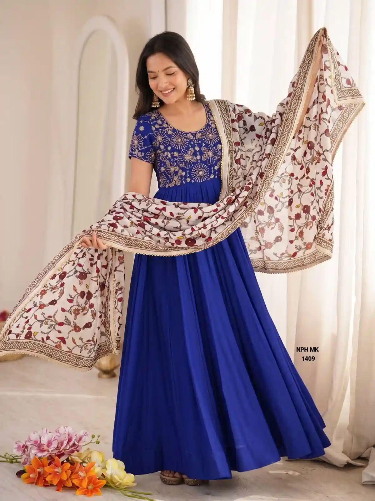 Maggam Work Gown ( MO02)