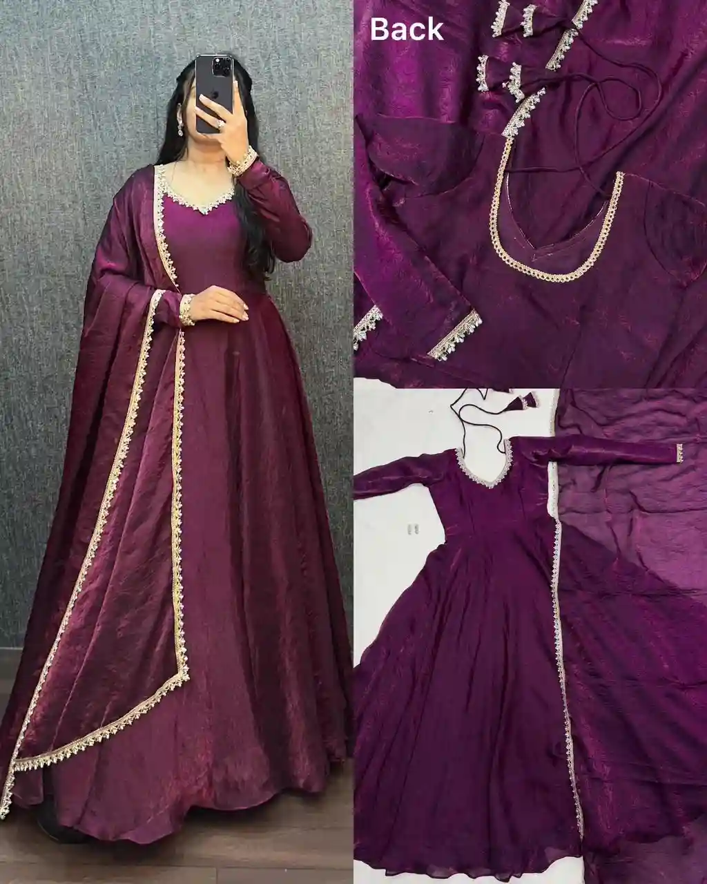 Fendy Silk Premium Designer Gown (FP04)