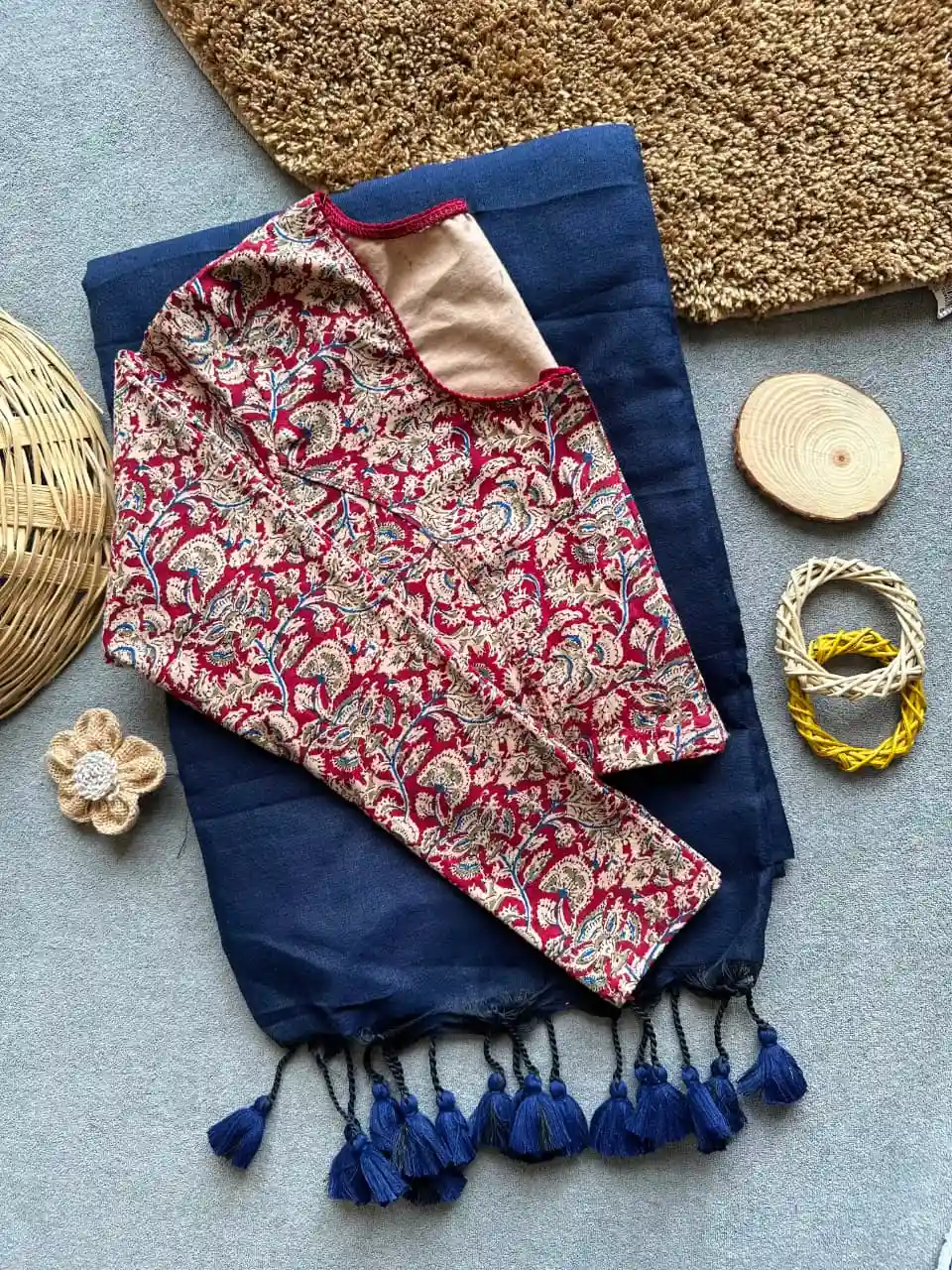 Handloom Khadi Cotton Saree Combo (A6)