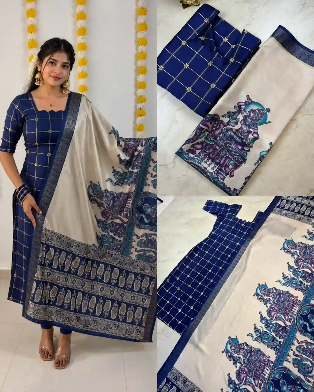 Check Weaving Kurti (RSK03)