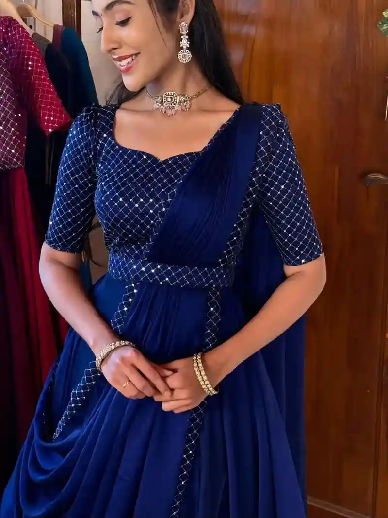 Exquisite Sparkling Anarkali (ESA06)
