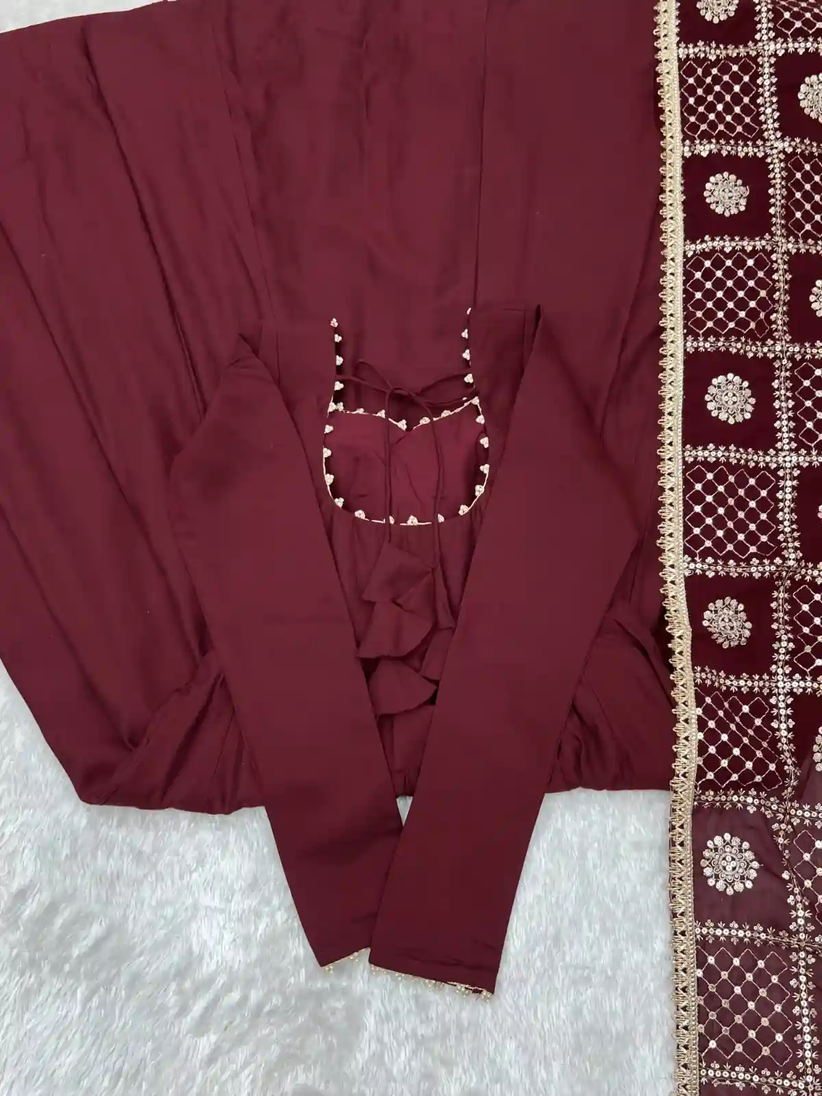 Pure Romansilk Chanderi Anarkali (PRCA02)