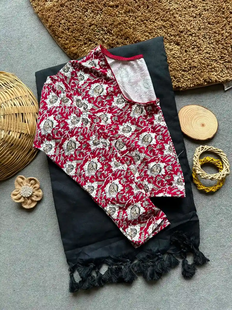 Handloom Khadi Cotton Saree Combo (A14)