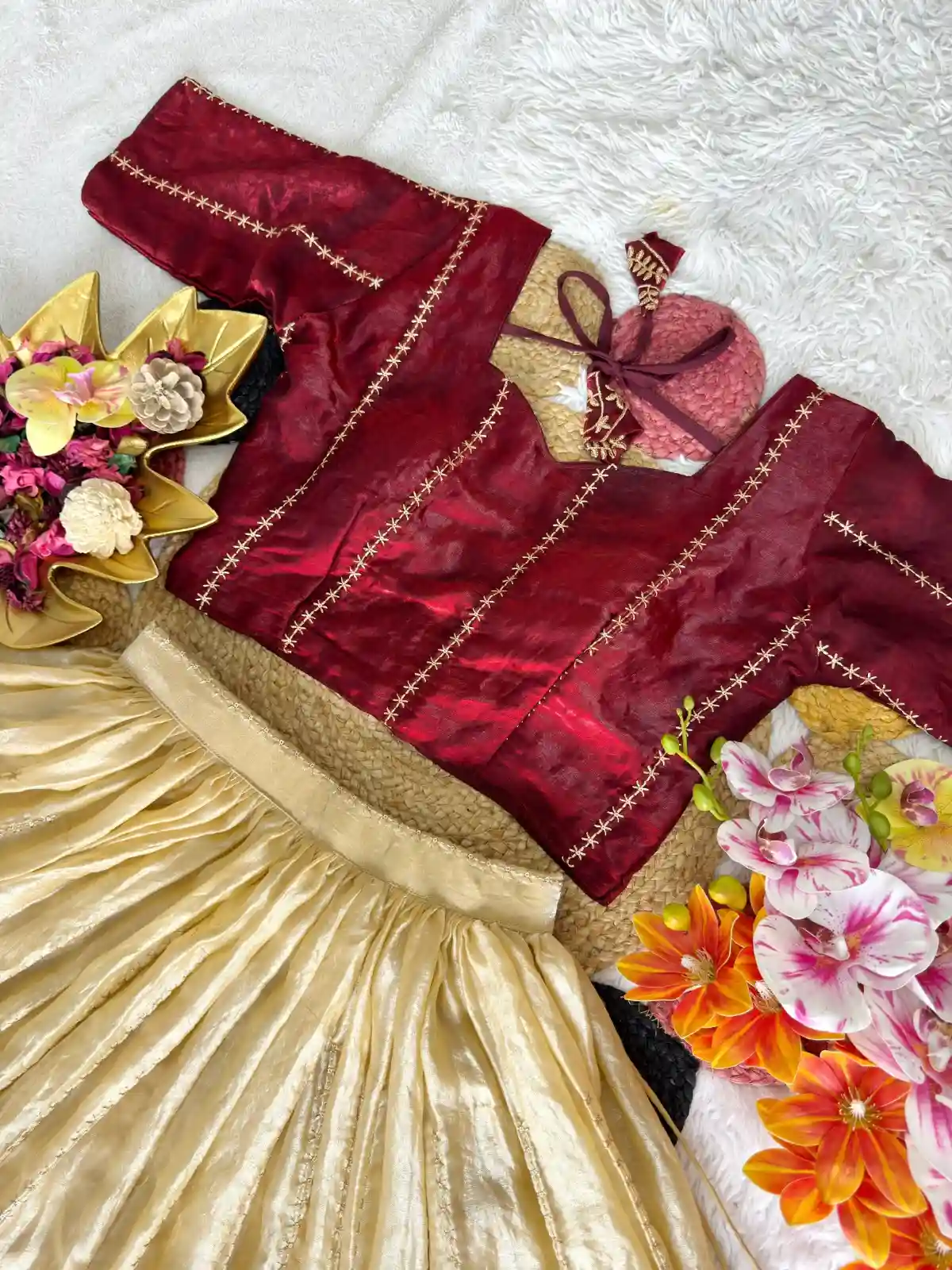 Space Silk Lehenga with Blouse(LB02)