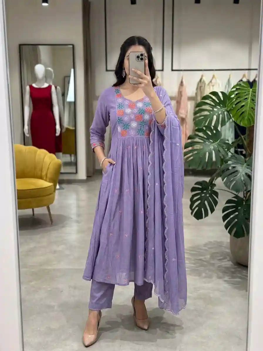 Soft Mul chanderi 3 pcs set (MC12)