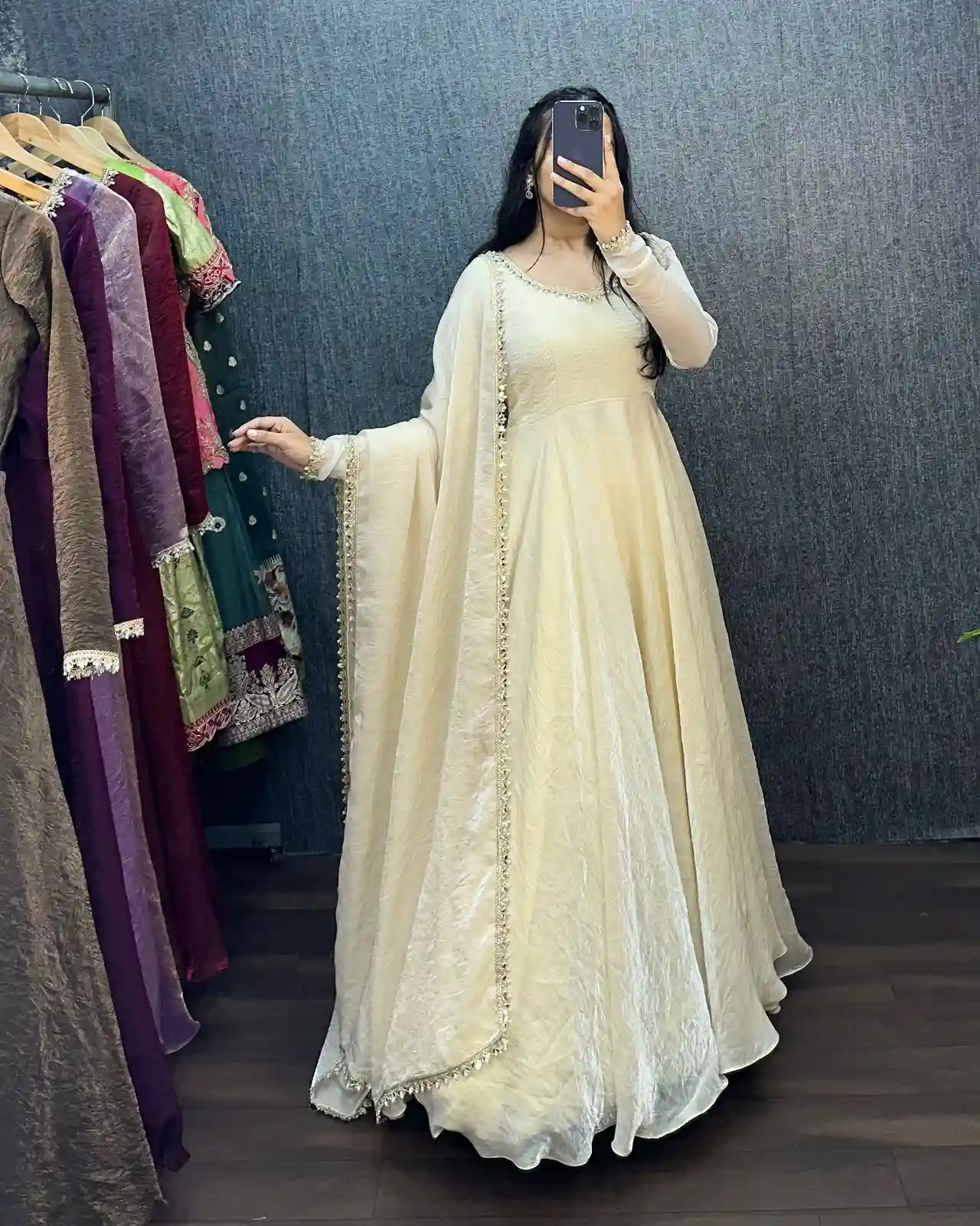 Fendy Silk Premium Designer Gown (FP01)