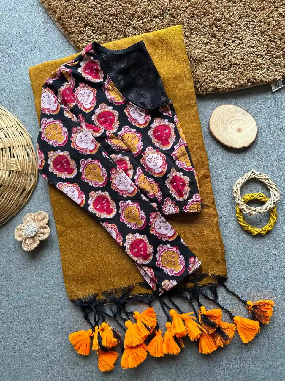 Handloom Khadi Cotton Saree Combo (A30)