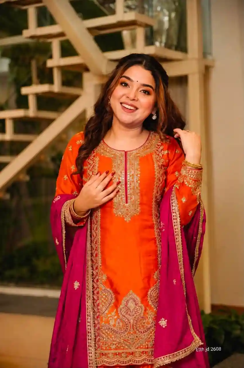FANCY KURTI PLAZZO SET (FK01)