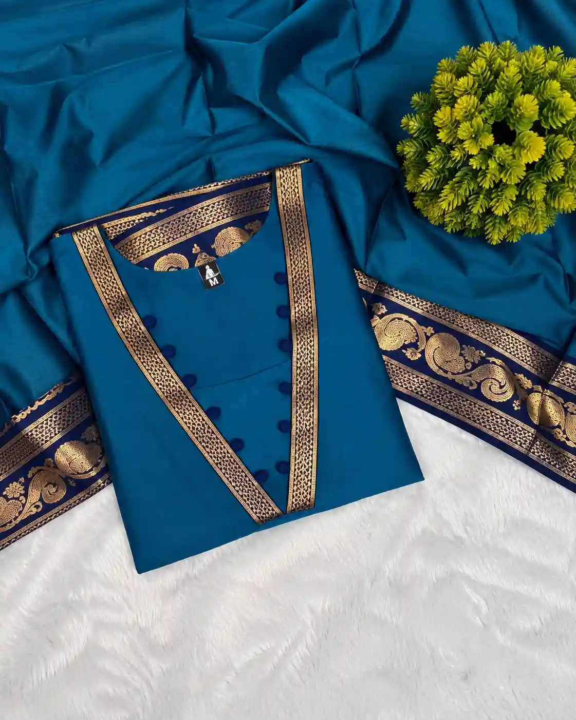 Traditional Silk Cotton kurti ( SILK02)