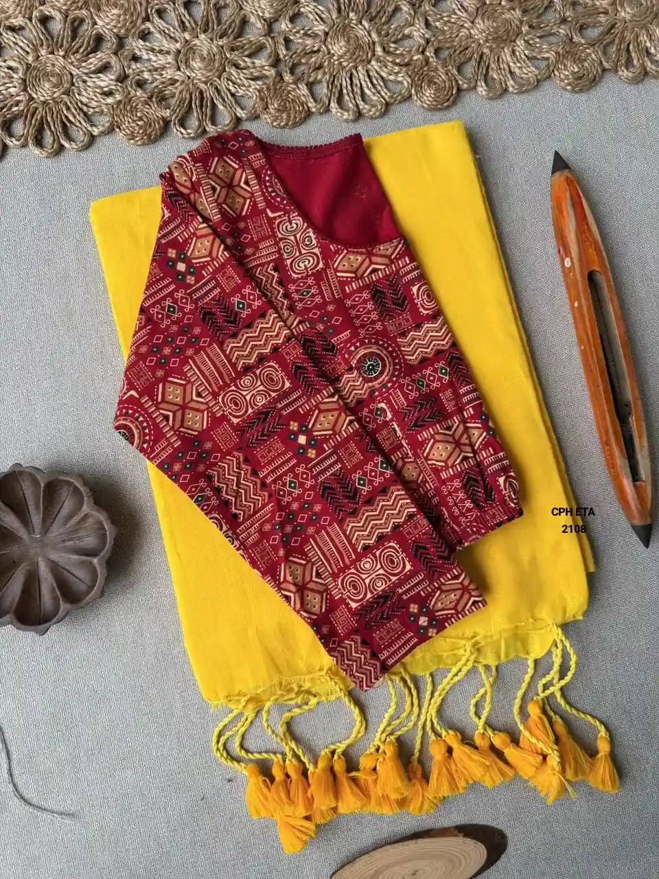 Handloom Khadi Cotton Saree Combo (A34)