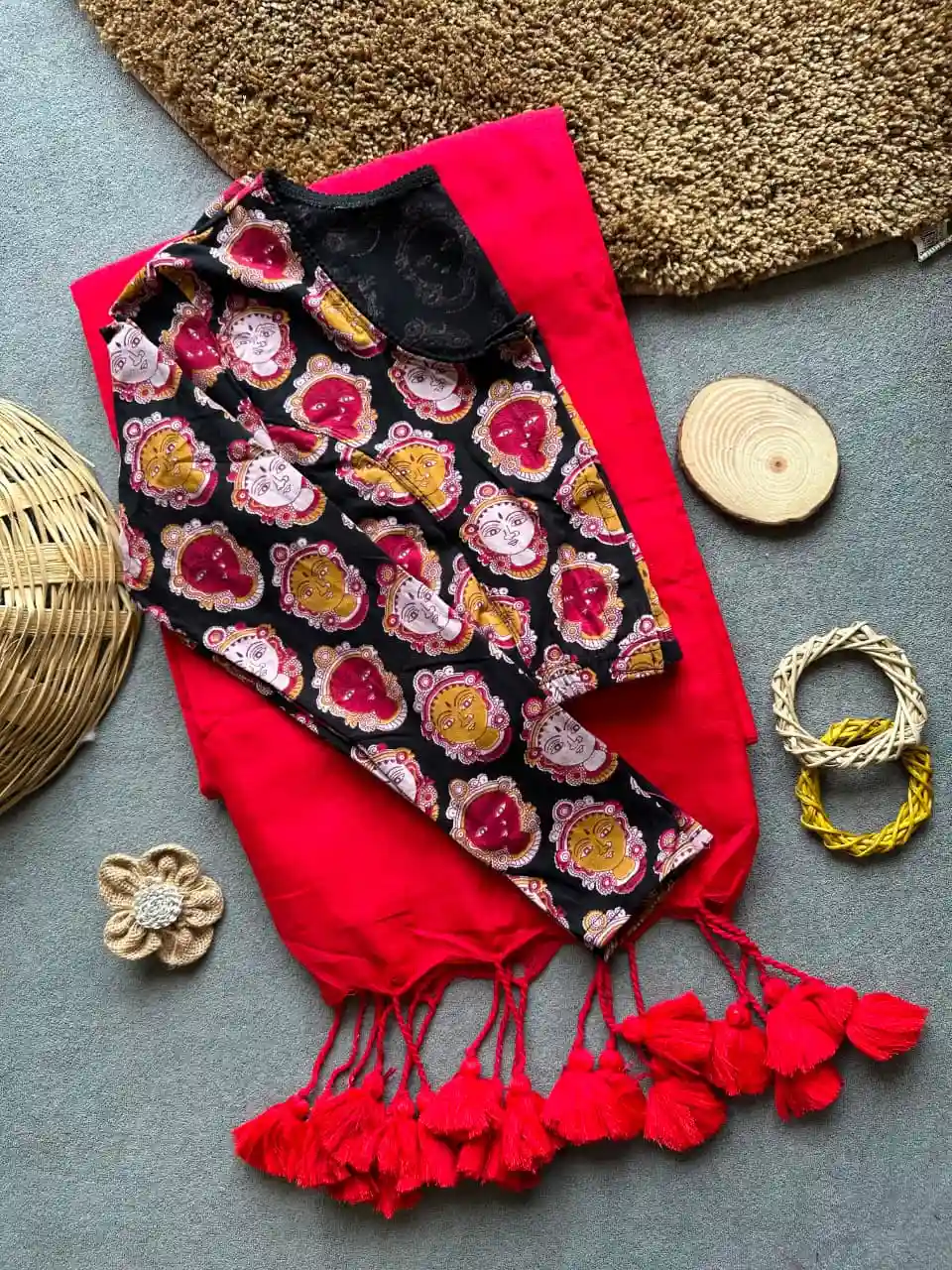 Handloom Khadi Cotton Saree Combo (A12)