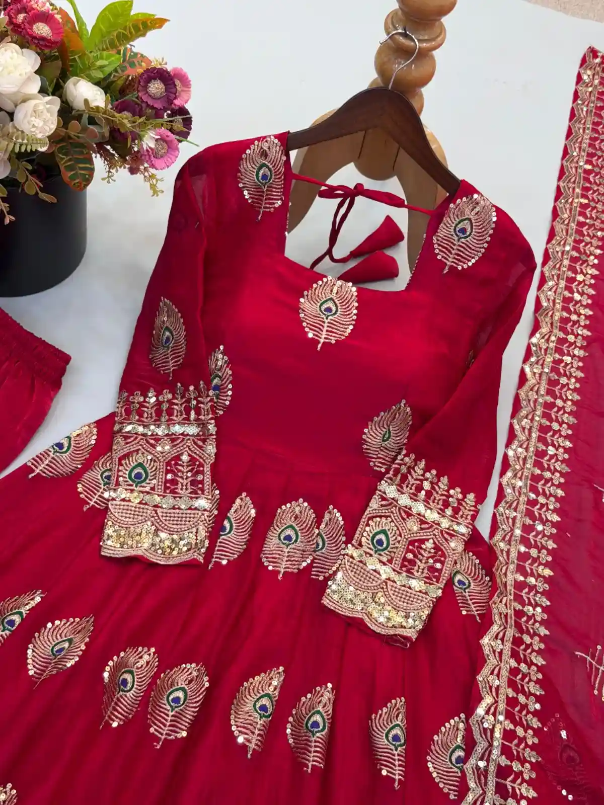 Heavy fendy silk 3 piece designer set (FSD2)