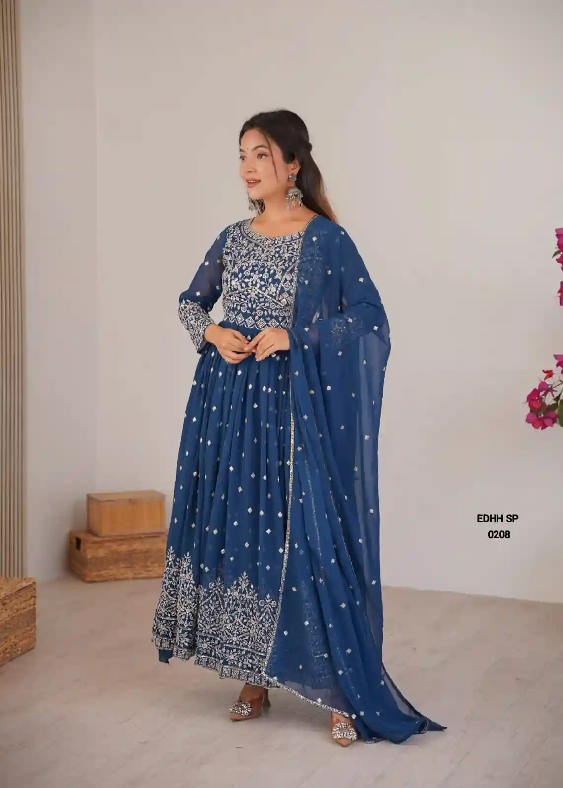 Heavy Faux Georgette Anarkali (FGA01)