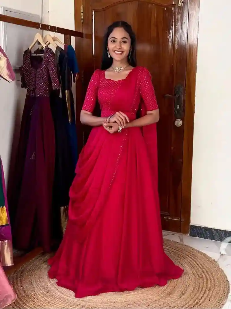 Exquisite Sparkling Anarkali (ESA05)