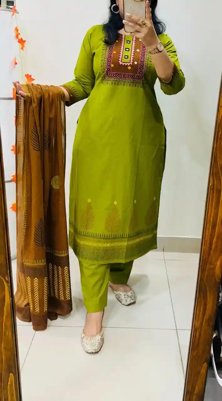 PREMIUM RICH DHABU COTTON SUIT (PK05)