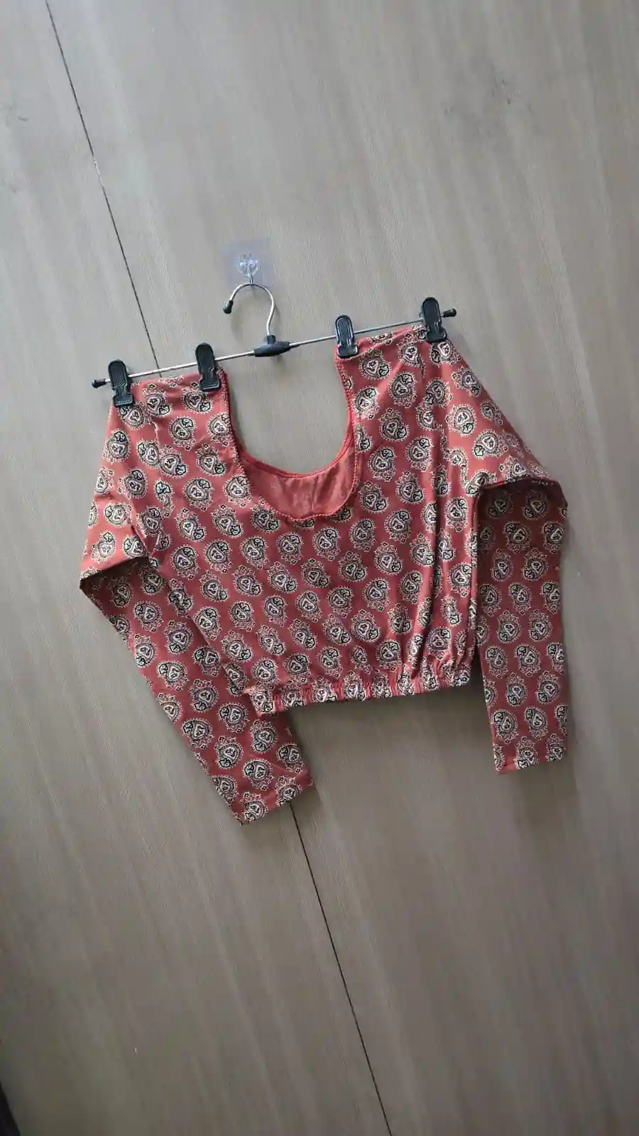 Full Sleeve Strachable kalamkari blouse (BL04)