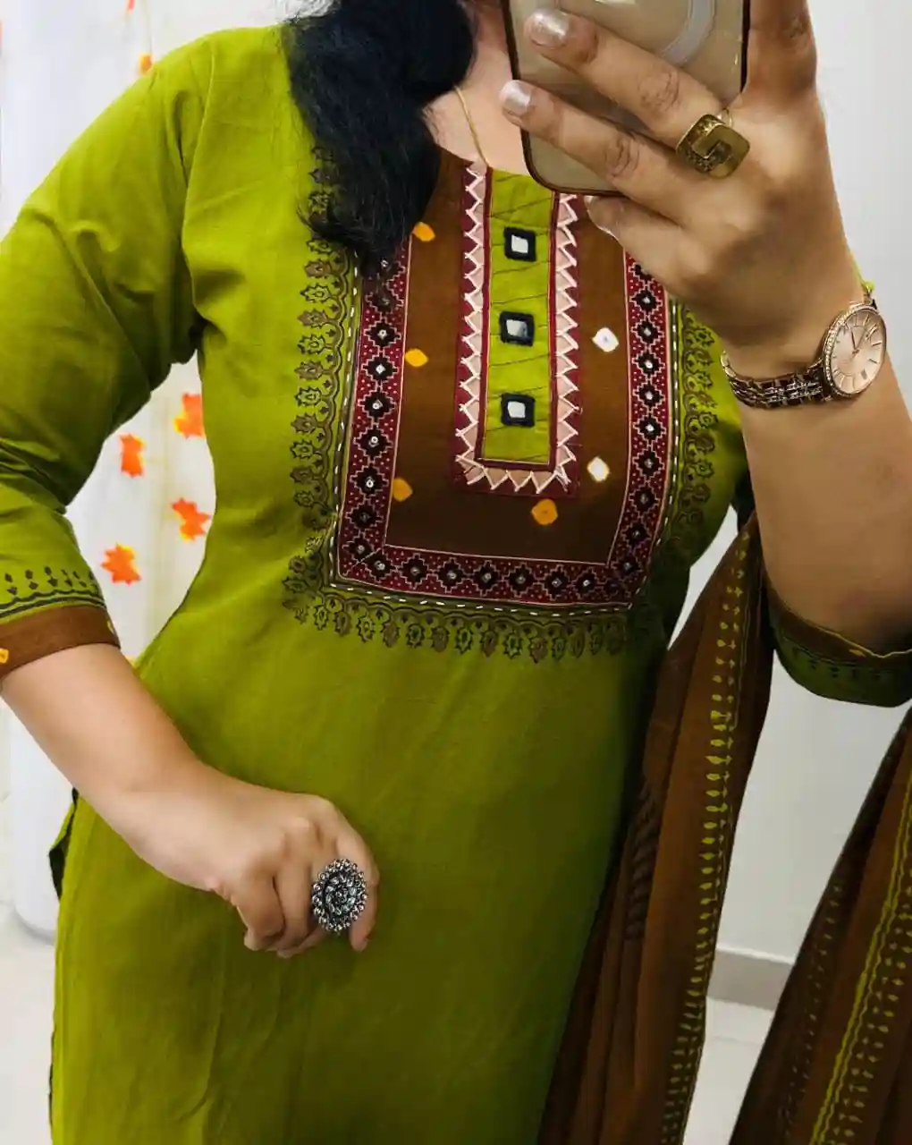 PREMIUM RICH DHABU COTTON SUIT (PK05)