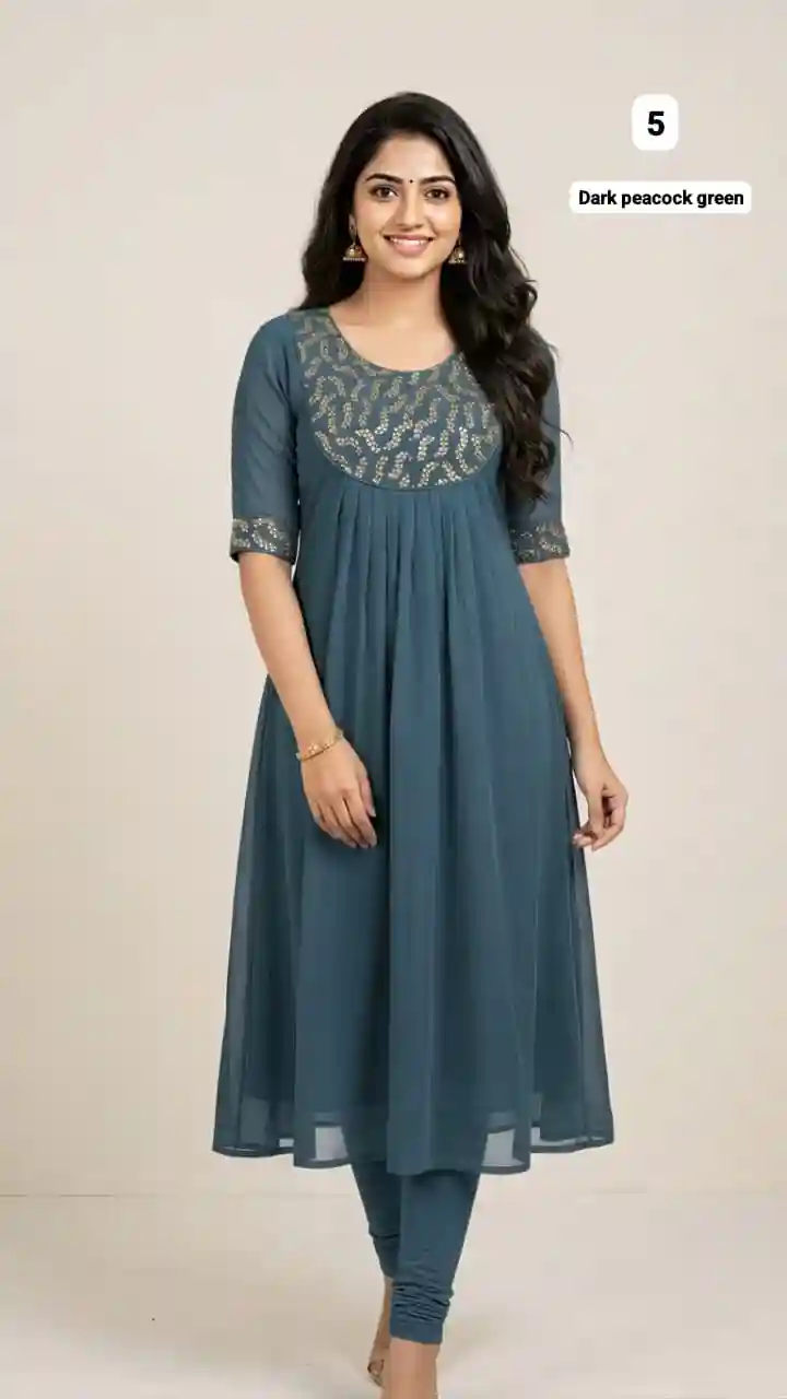 Georgette sequence kurti 05