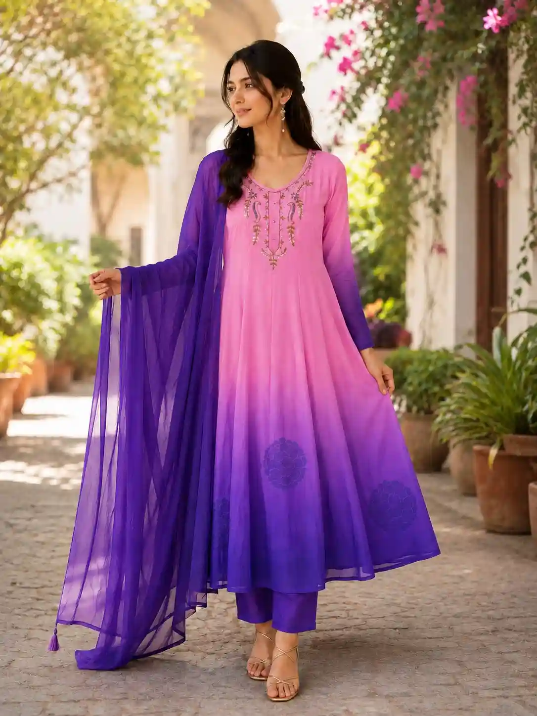 Festival Special Anarkali Kali Gown Suit Set (AK02)