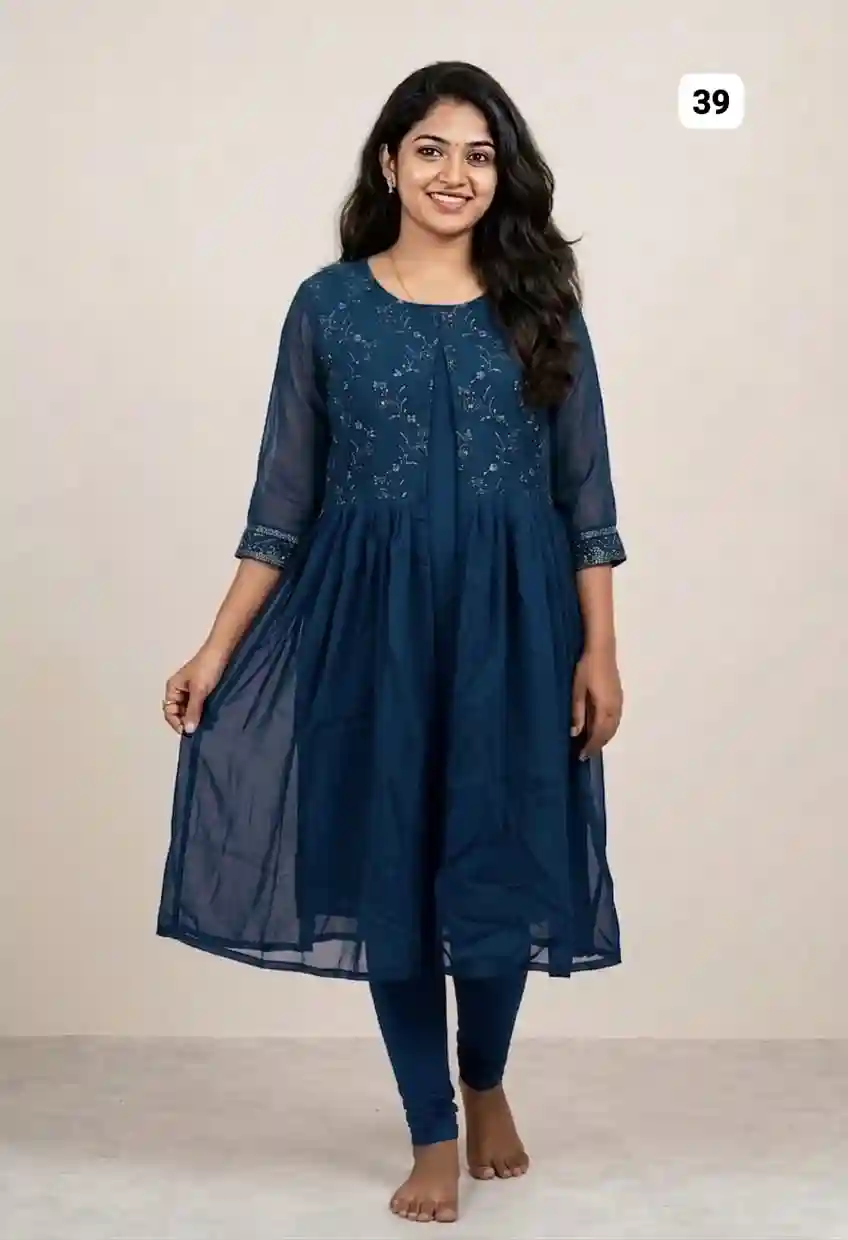 Georgette sequence kurti 39