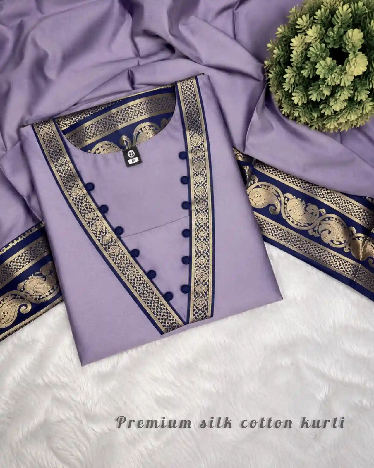 Traditional Silk Cotton kurti ( SILK06)
