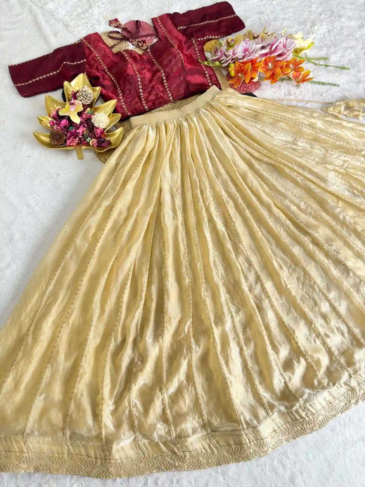 Space Silk Lehenga with Blouse(LB02)