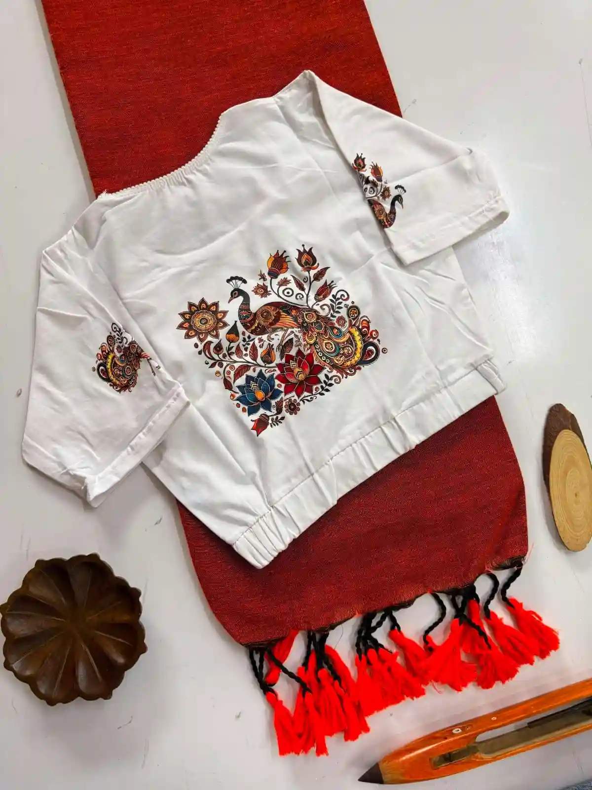 Handloom Khadi  COTTON Saree with BLOUSE (SB08)