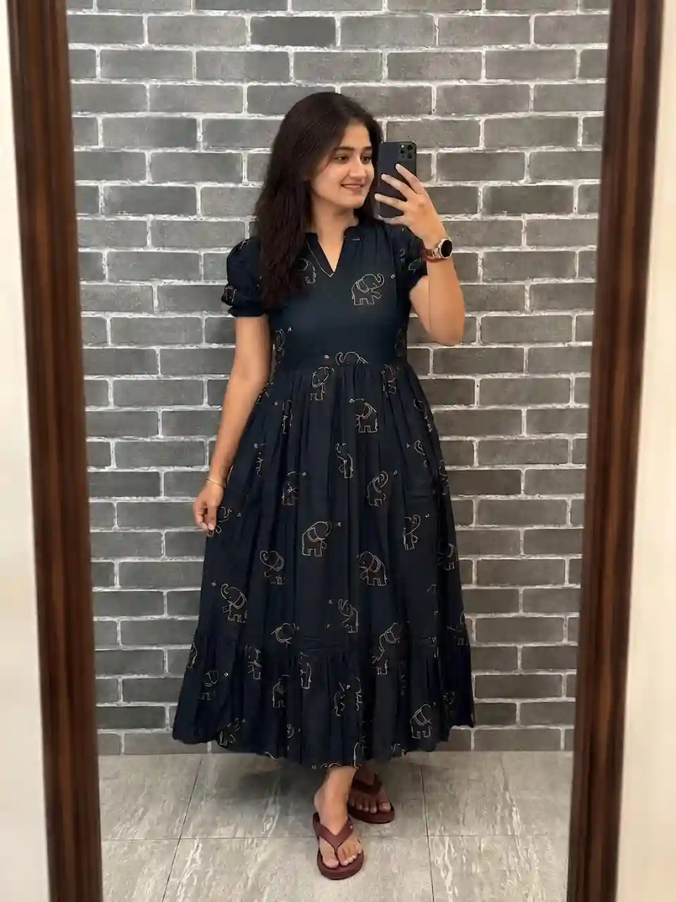 SLUB COTTON ANARKALI (A03)